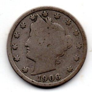 Estate Coin - 1906 Liberty Head "V" Nickel